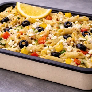 Griekse pasta met kip