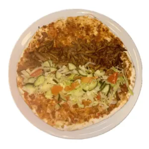 Turkse pizza shoarma