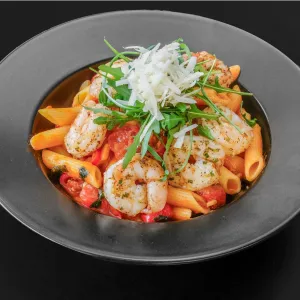 Pasta garnalen tomatensaus