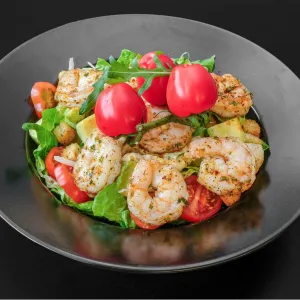 Caesar salad garnalen