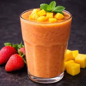 Strawberry mango smoothie 400ml