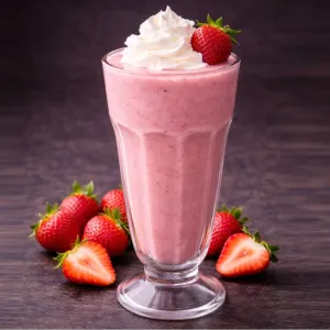 Strawberry milkshake 400ml