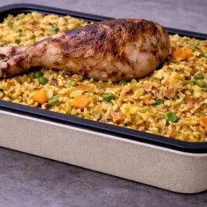 Surinaamse nasi met kip (met bot)