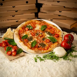 Pizza volgens Capri groot