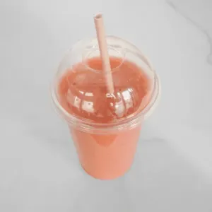 Smoothie aardbei en banaan