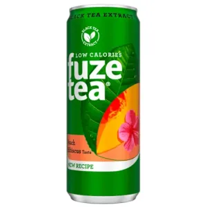 Fuze Tea Infused Iced Tea Black Tea Peach Hibiscus 330ml