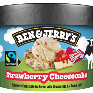100ml Ben en Jerry's Strawberry Cheesecake