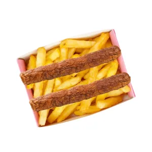 Friet waterfiets mayonaise