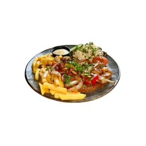 Champignonschnitzel menu