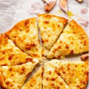 Garlic cheese pizza 100% Halal