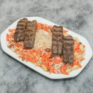 Afghaanse rijst met shami 100% Halal
