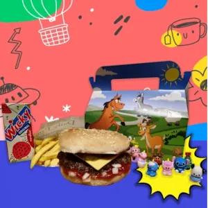 Happy meal met cheeseburger 100% Halal