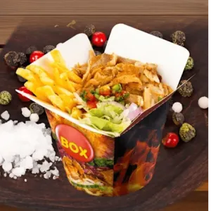 Döner box met friet 100% Halal
