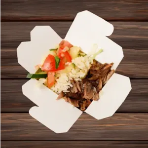 Döner box met rijst 100% Halal