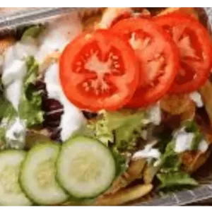 Kapsalon kalfsdöner groot 850cc