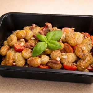 Gnocchi met gerookte ham en zongedroogde tomaat extra
