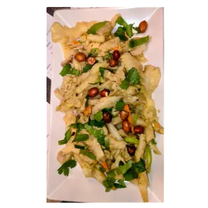 Chicken feet salad / 傣族舂鸡爪