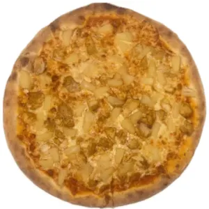 Pizza pollo Hawaï