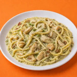 Pasta Pollo Pesto