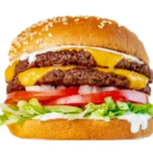 Dubbele cheeseburger