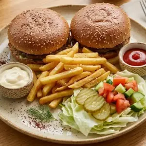 Burger schotel