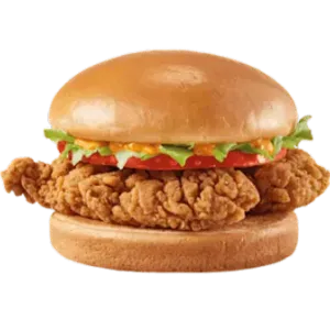 Chicken strips burger