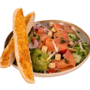 Royal salmon salad