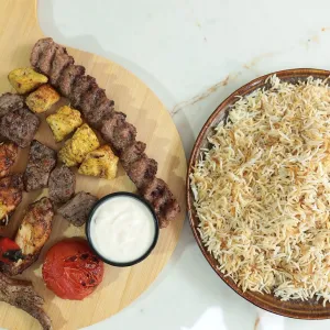Afghaanse Kebab Schotel