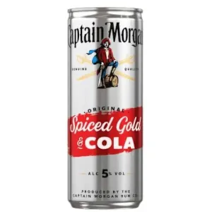 Captain Morgan Spiced Gold & Cola 250ml
