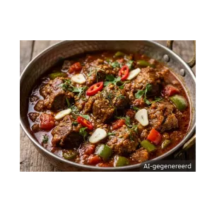 Garlic Lamb Karahi