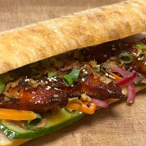 Broodje korean style spicy chicken