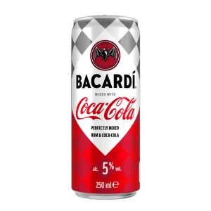 Bacardi & cola (blikje 33cl)