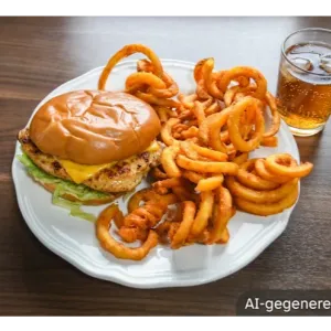 Chicken Filet Burger Menu