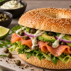 Bagel zalm