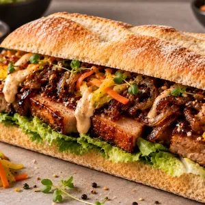 Broodje crispy buikspek