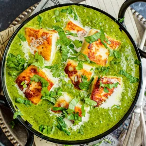 Palak Paneer (Spinazie Curry)